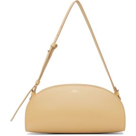 A.P.C. A.P.C. Beige Demi-Lune Shoulder Bag