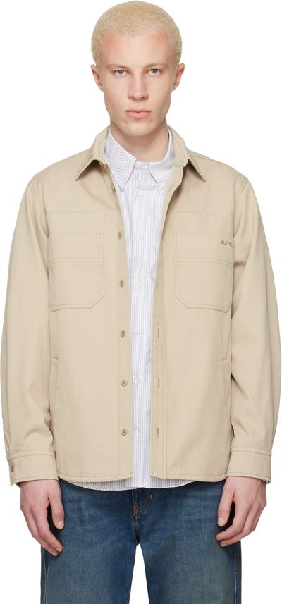A.P.C. A.P.C. Beige Noah Jacket