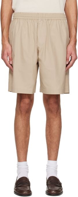A.P.C. A.P.C. Beige Organic Cotton Shorts