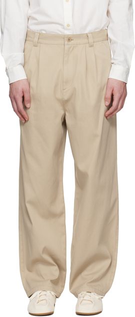 A.P.C. A.P.C. Beige Ricky Trousers