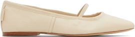 A.P.C. A.P.C. Beige Swan Ballerina Flats