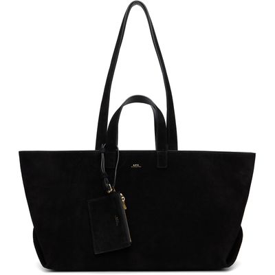 A.P.C. A.P.C. Black 'Le Drummer' Tote