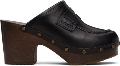 A.P.C. A.P.C. Black 'Les Sabots' Heels