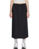 A.P.C. A.P.C. Black Organic Cotton Midi Skirt - 1