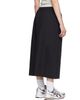 A.P.C. A.P.C. Black Organic Cotton Midi Skirt - 3