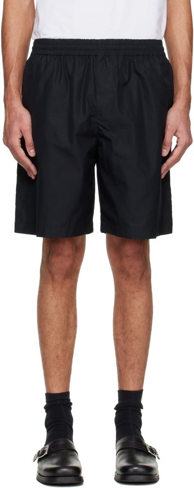 A.P.C. A.P.C. Black Organic Cotton Shorts