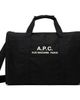 A.P.C. A.P.C. Black 'Récupération' Gym Weekender Bag - 1