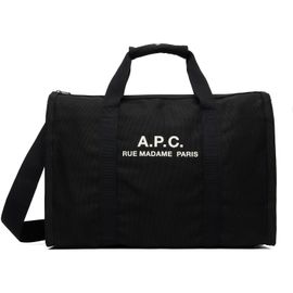 A.P.C. A.P.C. Black 'Récupération' Gym Weekender Bag