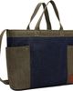 A.P.C. A.P.C. Blue & Khaki Jardin Tote - 2