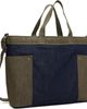 A.P.C. A.P.C. Blue & Khaki Jardin Tote - 3