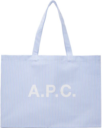 A.P.C. A.P.C. Blue Diane New Shopping Tote