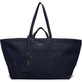A.P.C. A.P.C. Blue Drummer Toile Tote