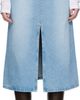 A.P.C. A.P.C. Blue Georgia Denim Midi Skirt - 1