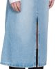 A.P.C. A.P.C. Blue Georgia Denim Midi Skirt - 2