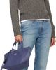 A.P.C. A.P.C. Blue 'Le Drummer' Toile Small Tote - 4