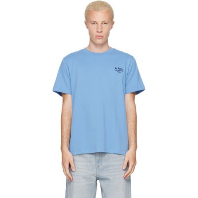 A.P.C. A.P.C. Blue Standard 'Rue Madame' T-shirt