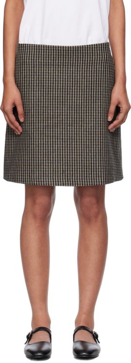 A.P.C. A.P.C. Brown Adelma Miniskirt
