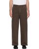 A.P.C. A.P.C. Brown Canvas Carpenter Trousers - 1