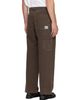 A.P.C. A.P.C. Brown Canvas Carpenter Trousers - 3