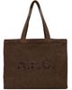 A.P.C. A.P.C. Brown Diane Shopping Tote - 1