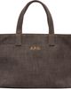 A.P.C. A.P.C. Brown 'Le Drummer' Toile Small Tote - 1
