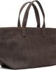 A.P.C. A.P.C. Brown 'Le Drummer' Toile Small Tote - 3