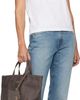 A.P.C. A.P.C. Brown 'Le Drummer' Toile Small Tote - 4
