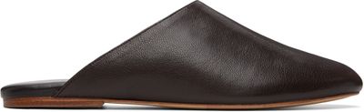 A.P.C. A.P.C. Brown 'Les Mules' Slip-on Loafers