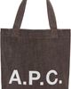 A.P.C. A.P.C. Brown Lou Small Tote - 1