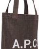 A.P.C. A.P.C. Brown Lou Small Tote - 2