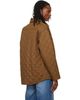 A.P.C. A.P.C. Brown Quilted Wool Jacket - 3