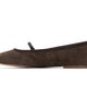 A.P.C. A.P.C. Brown Split Leather Ballerina Flats - 3