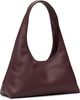 A.P.C. A.P.C. Burgundy Baby Ninon Shoulder Bag - 3