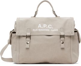 A.P.C. A.P.C. Gray Recuperation Satchel
