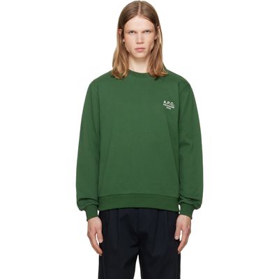 A.P.C. A.P.C. Green Standard 'Rue Madame' Sweatshirt