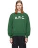 A.P.C. A.P.C. Green Vintage 'APC' Sweatshirt - 1