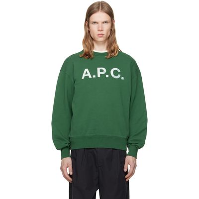 A.P.C. A.P.C. Green Vintage 'APC' Sweatshirt