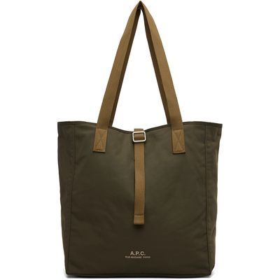A.P.C. A.P.C. Khaki Archive Tote