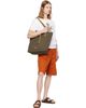 A.P.C. A.P.C. Khaki Archive Tote - 4