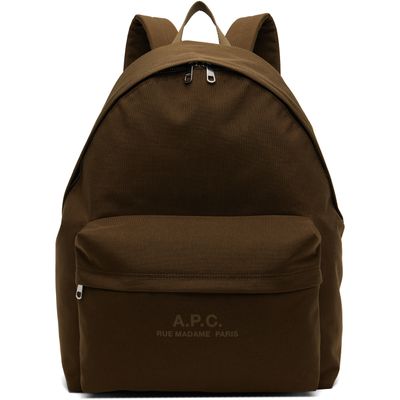 A.P.C. A.P.C. Khaki Backstage Backpack