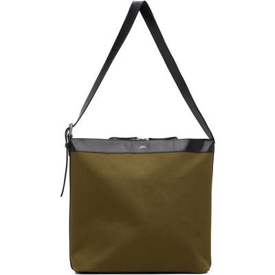 A.P.C. A.P.C. Khaki Vera Maxi Biker Bag