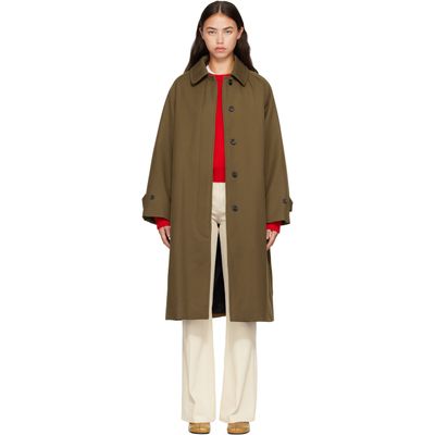 A.P.C. A.P.C. Khaki Water-Repellent Wool Jacket
