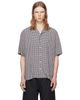 A.P.C. A.P.C. Navy & Red Bennet Shirt - 1