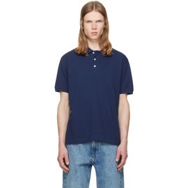 A.P.C. A.P.C. Navy Cotton Piqué Polo