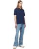 A.P.C. A.P.C. Navy Cotton Piqué Polo - 4