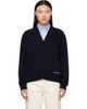 A.P.C. A.P.C. Navy Kevin Cardigan - 1