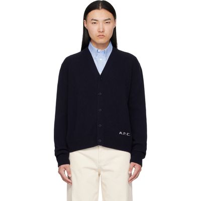 A.P.C. A.P.C. Navy Kevin Cardigan