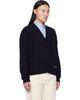 A.P.C. A.P.C. Navy Kevin Cardigan - 2