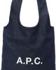 A.P.C. A.P.C. Navy Ninon Small Denim Tote - 1