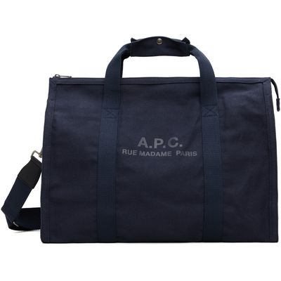 A.P.C. A.P.C. Navy Récupération Gym Duffle Bag